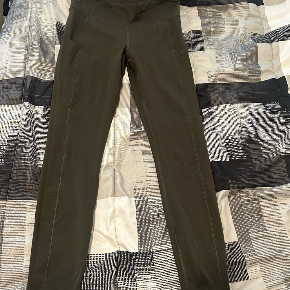 lululemon athletica Olive Green Leggings